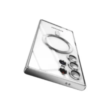 قاب شفاف مگ سیف سامسونگ S22 Ultra محافظ لنزدار برند Berlia
Samsung S22 Ultra Berlia Magsafe Case