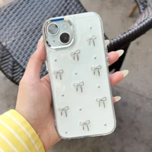 قاب فانتزی پاپیونی شفاف شاینی آیفون 13 Pro Max
IPhone 13 Promax Bowknot Shiny Case