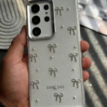 قاب فانتزی پاپیونی گوشی سامسونگ S23 Ultra
Samsung Galaxy S23 Ultra Bowknot Shiny Case