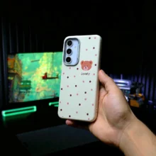 قاب فانتزی چرمی گلدار سامسونگ S25 FE مدل Defense