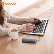 پاوربانک مک دودو MC-5920 ظرفیت 10000mAh توان 45W با کابل جمع‌شونده