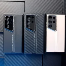 کاور اورجینال سامسونگ S23 Ultra برند GKK مدل چرمی Porsche Design
Samsung S23 Ultra GKK Porsche Design Case
