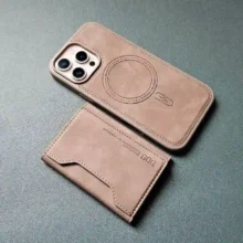 کاور چرمی مگسیف آیفون 16 Pro مدل DDU Wallet
Iphone 16 Pro Leather Magsafe DDU Wallet Case