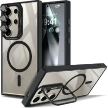 قاب مگسیف محافظ لنزدار S24 FE مدل Bracket با استند
Samsung S24 FE Bracket Magsafe Case